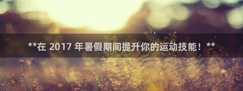 耀世集团董事长是谁啊：**在 2017 年暑假期间提