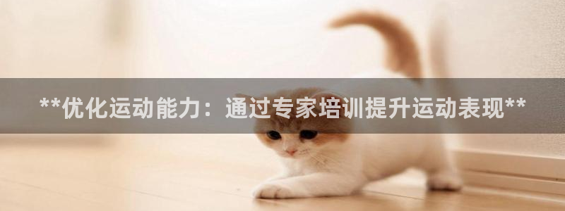 耀世集团董事长个人简历：**优化运动能力：通过专家培