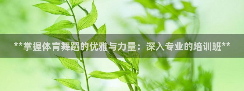 耀世平台会员中心：**掌握体育舞蹈的优雅与力量：深入