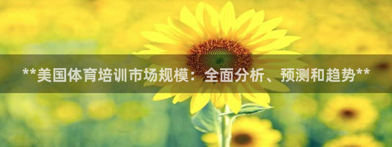 耀世盛典手游下载：**美国体育培训市场规模：全面分析