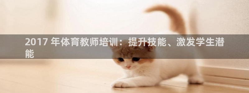 耀世天下：2017 年体育教师培训：提升技能、激发学