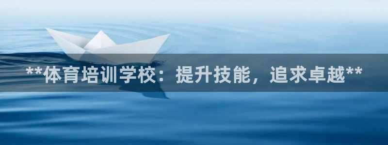 耀世平台代理怎么样：**体育培训学校：提升技能，追求卓越**